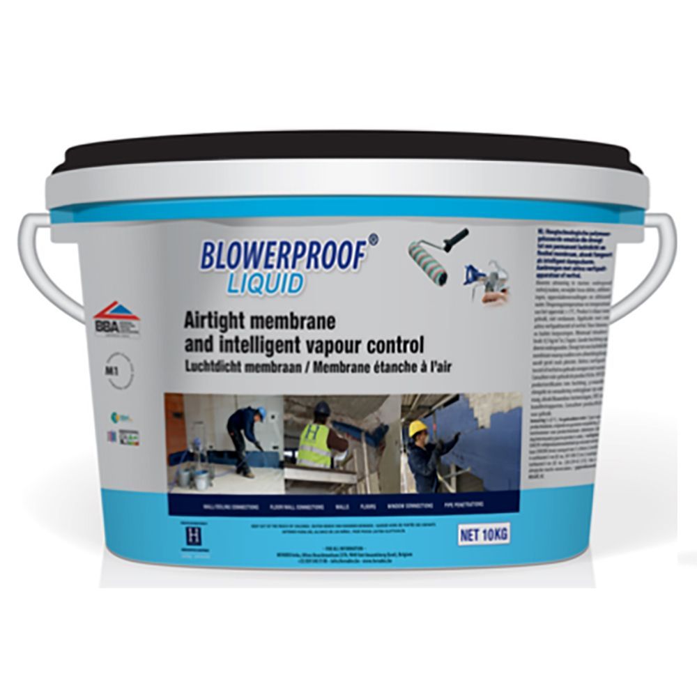 Membrana hermética líquida Blowerproof Liquid distribuida por Altermat
